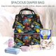 thumbnail image 5 of Easygdp Monster Car para Bolsa de Bebé de Gran Capacidad con Múltiples Bolsillos, Bolsa de Pañales para Padres, Bolsa de Viaje Organizada y Elegante, 5 of 6