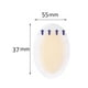 thumbnail image 4 of 10 Uds. Pegatinas de Gel para zapatos, almohadilla de protección para el talón con , empuñaduras para el talón, almohadillas hidrocoloides , 37 mm x 55 mm Macarena Pegatinas de tacón, 4 of 8