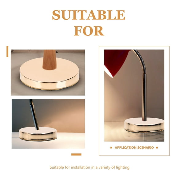 Zcyifa Desktop Lamp Chassis 1 Set of Table Lamp Accessory Desktop Lamp Chassis Floor Lamp Base for Home