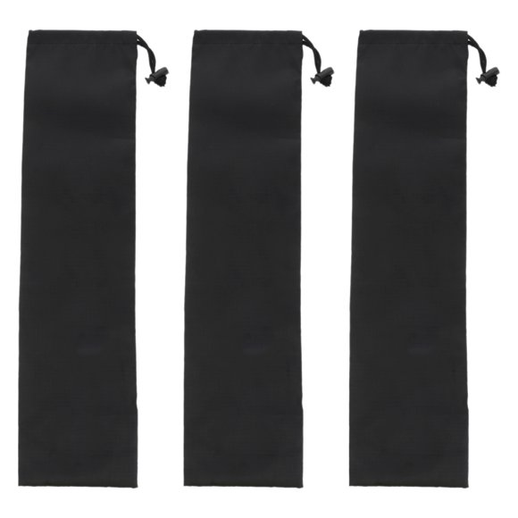 Bolsa para 3 postes de tienda de campaña: bolsa para almacenar cañas de pescar, toldo exterior, tendedero portátil, bolsa de transporte para bastones de senderismo, bolsa para cañas de pescar.