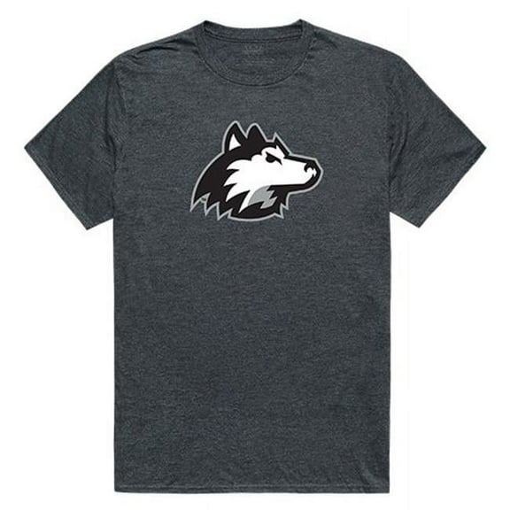 W Republic Apparel 519-142-E9C-05 Northern Illinois University Cinder Tee for Men, Heather Charcoal - 2X
