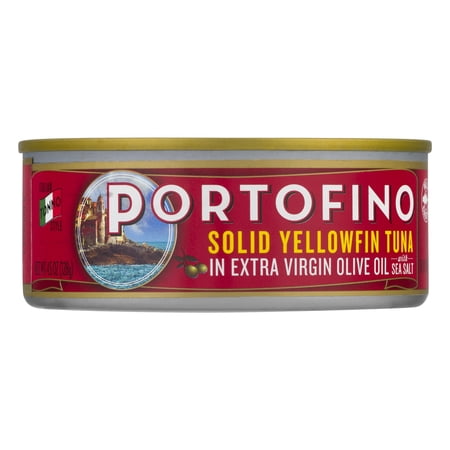 SOLID YELLOWFIN TUNA IN EXTRA VIRGIN OLIVE OIL, SEA SALT