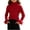 Z48 Red, variant on Toddler Girls Turtleneck Sweater Ribbed Long Sleeve Knit Pullover Tops with Faux Fur Cuffs Elegant Stretch Warm Winter Fall Clothes for Party Holiday