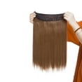 thumbnail image 2 of Invisible Wire No Clips in Hair Extensions Miracle Secret Hairpieces Silky Synthetic hair, 2 of 6