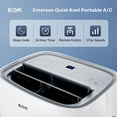 thumbnail image 4 of Emerson Quiet Kool 6,000 BTU 115-Volt Portable Air Conditioner with Wi-Fi, 4 of 8