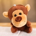 thumbnail image 4 of Paquete de 6 mini juguetes de peluche de animales de la jungla de 48 pulgadas, lindo elefante, león, jirafa, tigre, regalo de peluche, 6 piezas, 4 of 8