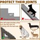 thumbnail image 5 of Escaleras para perros Necrely de 7 peldaños para camas de 91 cm de altura, perros pequeños, 34 kg, 5 of 6