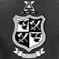 thumbnail image 3 of CafePress - Delta Chi Black And White Coat Of Arms Long Sleeve T Shirt - Women's Long Sleeve Graphic Tee Casual Fit, 3 of 4
