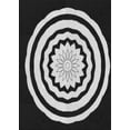 thumbnail image 1 of Ahgly Company Machine Washable Indoor Rectangle Transitional Midnight Gray Area Rugs, 5' x 7', 1 of 7