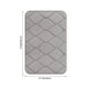 thumbnail image 3 of Alfombra de baño | Microfibra ultrasuave | Absorbente de agua | Antideslizante | Lavable a máquina | 40 x 60 cm | Disponible en gris, rojo y marrón, 3 of 8