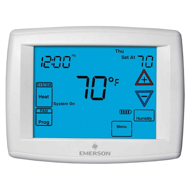 1F95-1291 Emerson Thermostat à Écran Tactile 7 Jours avec Contrôle d'Humidité