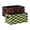 Rose Motifs In Red Lime Green Plaid, variant on Felt Storage Bins 2-Pack Foldable Space-Saving Organizer For Home Office Rose Motifs in Red Lime Green Plaid