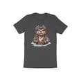 thumbnail image 6 of Funny Cute Pirate Sea River Otter Animal Nature Lover Gift T-Shirt Cute Otter Birthday Holiday Present Boys Girls Men Women Kids Tshirt, 6 of 10