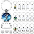 thumbnail image 2 of Sublimation Blanks Keychains Metal Bottle Opener Heat Transfer Sublimation Keychains for Personalized Sublimation Photo, 2 of 6