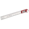 thumbnail image 2 of Measuring Ruler, Electronic Ruler, Goniometer 360 Degree Angle LCD Measure Tool For Angle Measuring With Fixing Screw Length Measuring 0-300mm, 2 of 8