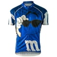 thumbnail image 1 of Brainstorm Gear 2015 Men's M&Ms Blue Cycling Jersey - MMBL-M, 1 of 11