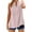 Pink, variant on WRKEKC Summer Blouses for Women, Summer Tank Tops for Womens, Women's Casual Summer Button-Up Solid Color Sleeveless Casual Tank Tops