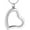 silvery, variant on Heart Cremation Urn Necklace for Ashes for Memorial Stainless Steel Glass Keepsake Pendant with Crystal