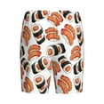 thumbnail image 2 of Haiem Sushi Roll Men's Pajama Short with Soft Woven Cotton Elastic Waistband Sleep Short-X-Large, 2 of 9