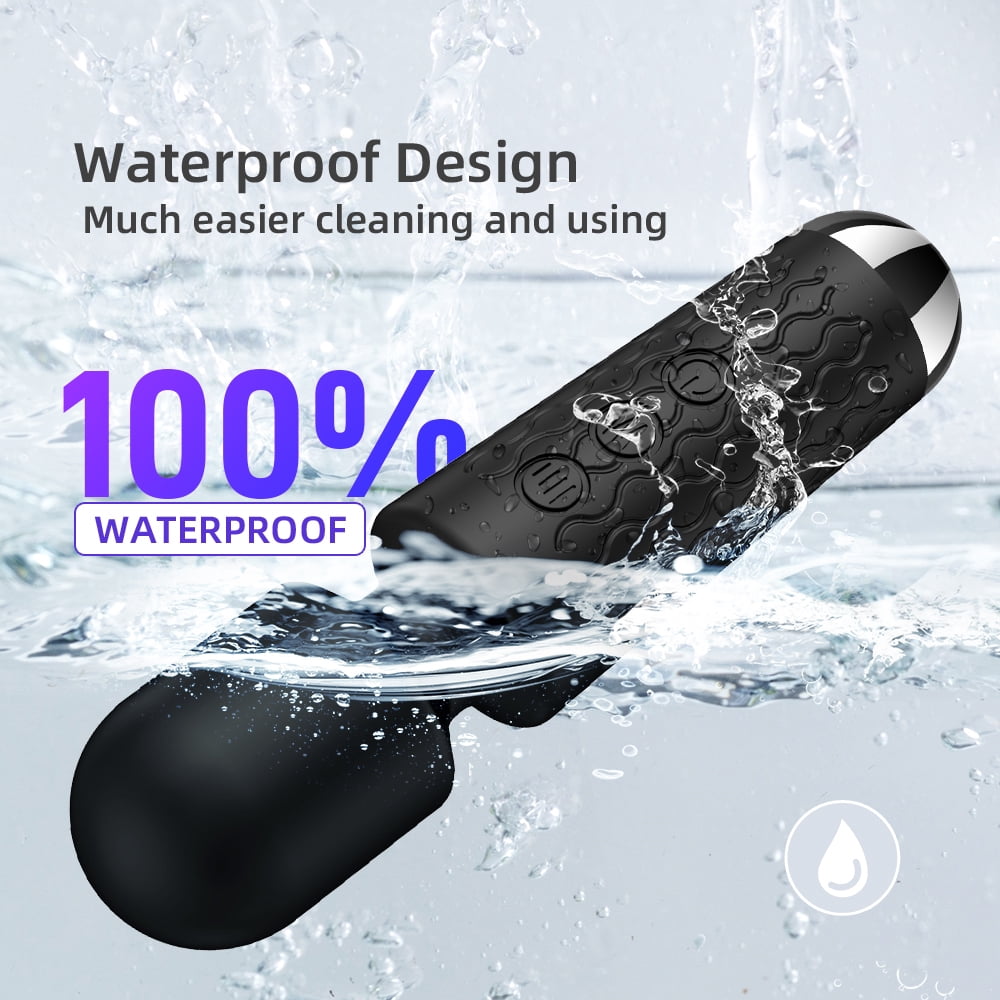 Birdsexy Vibrator Wand for Women Pleasure,8 Speeds & 20 Vibration Modes,G-Spot Clit Sex Toys,Quiet Small Dildo Personal Wand Massager,Adult Toys (Black)