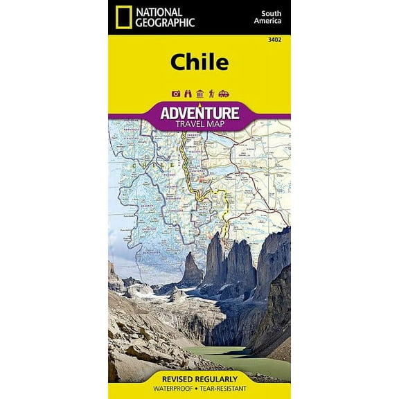 Adventure map: chile - folded map: 9781566955461