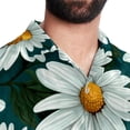 thumbnail image 5 of Daisy Men's Casual Button Down Short Sleeve Hawaiian Printed Summer Beach Shirts, 5 of 6