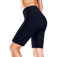 thumbnail image 5 of UDAUDU Biker Shorts for Women with Pockets High Waisted 6"/7" Booty Comfy Spandex Volleyball Short for Workout Gym Yoga Black L, 5 of 9