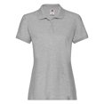 thumbnail image 1 of Fruit of the Loom - Polo Premium para Mujer (Gris Jaspeado Atlético), 1 of 3