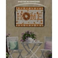thumbnail image 6 of Outdoor TV Cover 70 to 75 Inch Weatherproof, Fall Thanksgiving HOME Sign Waterproof TV Screen Protector for Outside Decor with Zipper and Pocket 68"L x 42"H , Farmhouse Orange Pumpkin Maple Leaf, 6 of 7