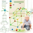 thumbnail image 2 of Sajy Diy Construction Kit For Kids Build Fort Castles Tents Rockets Tunnels Play Set, 2 of 5
