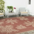 thumbnail image 2 of Courtyard Brick/Natural Large Rectangle Rug-Color:Natural/Green,Shape:Round,Size:6'-7" X 6'-7", 2 of 3