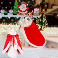 thumbnail image 1 of Ganfancp Medium And Large Dogs Christmas Couple Suit Pet Clothes Pattern Warm Pet Clothes Ofertas Del Día Liquidación 1X Ropa para Mascotas, 1 of 2