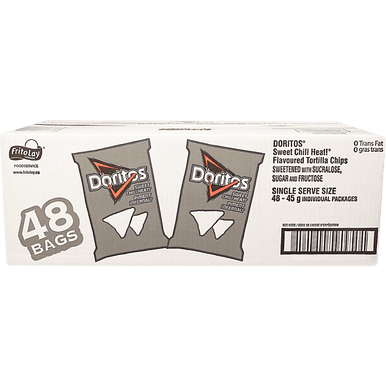 DORITOS Doux Chili Chaleur, Distributrice de Chips 48x45,0 g