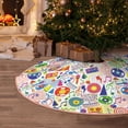 thumbnail image 5 of Bingfone Christmas Tree Skirt Mat Christmas Decoration Interior 48" -Retro Musi Disco, 5 of 6