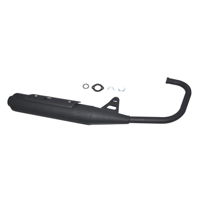 Silenciador Completo WSTANDARD Italika FT 125 Clasica negro