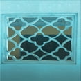 thumbnail image 1 of Ahgly Company Machine Washable Indoor Square Transitional Blue Diamond Blue Area Rugs, 4' Square, 1 of 7