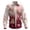 A Multicolour, variant on Valentine's Day Men Fashion Shirt Casual Long Sleeve Digital Print Button Down Loose Fit Top Multicolour L