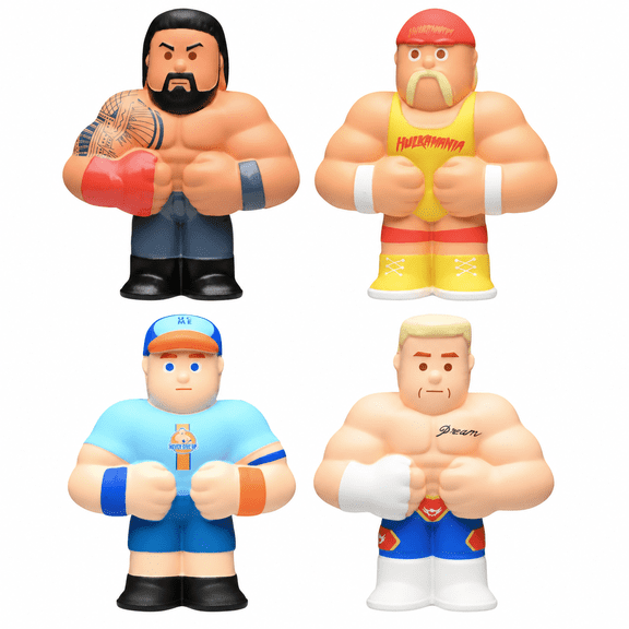 WWE Squishme Squishy Action Figures 4-Pack