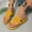 Yellow, variant on YOUYEDIAN Orthopedic Casual Sandals for Women Arch Support Flat Wedge Sandals Wide Slip on Non Slip Orthopedic Slippers Beach Vacation 2026 Foam Shoes