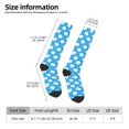 thumbnail image 3 of Bixox Cute Polar Bear Patterned Men's and Women's Knee Socks High Socks Outdoor Sports Socks, 3 of 5