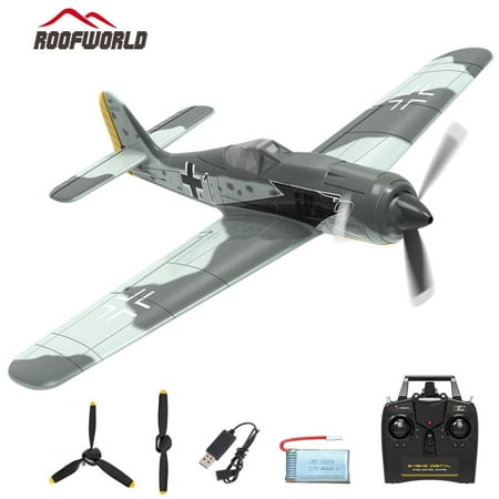 FW190 RC Plane 2.4G 4CH 6Axis Remote Control Airplane One Key Aerobatic RTF Fighter ?for Beginners