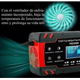 thumbnail image 5 of Cargador Batería Carro Auto 12v 8a 24v Rápido Smart Agm Gel Negro/Rojo BLOOSOM, 5 of 5