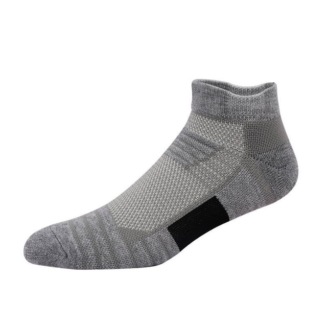 Calcetines deportivos de verano, calcetines cortos de malla transpirable para hombre, calcetines con fondo de toalla grueso, calcetines absorbentes de sudor para correr y hacer ejercicio al aire libre