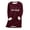 Wine, variant on DDAPJ pyju Womens Sherpa Lined Pullover I'M COLD ME 24:7 Fleece Crewneck Sweatshirt Thicken Winter Casual Thermal Tops Holiday Loungewear Black L