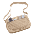 thumbnail image 2 of Bolsa Crossbody de Mujer LuckyLy, Bandolera tipo Mensajero, Modelo Arya, Beige LuckyLy Bolsa Crossbody, Bandolera de Mano y al Hombro, Ligera con Múltiples Compartimentos - Modelo Arya, 2 of 6
