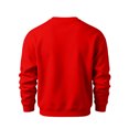 thumbnail image 4 of OIOLOYJM Mens Sweatshirt Long Sleeve Casual Crew Neck Relaxed Fit Workout Sweatshirts Stylish Soft Comfortable Clothes Red 2XL, 4 of 4