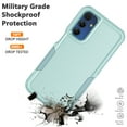 thumbnail image 6 of Njjex for Samsung Galaxy A15 5G Phone Case,Shockproof Dust/Drop Proof 2-Layer Full Body Protective Heavy Duty Durable Rugged Hybrid Cover for Galaxy A15 5G,Mint Green, 6 of 6
