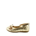 thumbnail image 6 of The Doll Maker Metallic Glitter Strap Flat Shoes - TD1511115A-6, 6 of 7