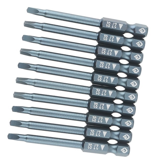 Juego De Puntas De Destornillador Con Cabeza Triangular De Acero De aleación S2 De 65 Mm, H6.3 X 65 Mm X 2,7, Con Cabeza Magnética, Para Destornilladores Eléctricos
