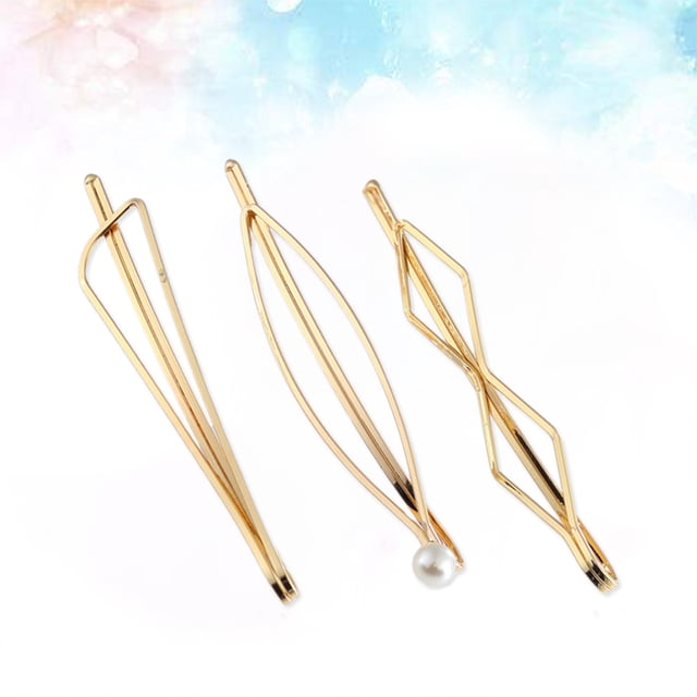 Greenadscape 6Ud Pasadores De Para Mujer Geométrico Color Dorado Para Eventos Especiales